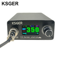 KSGER T12 Soldering Station Welding Iron Tip OLED DIY FX9501 Handle Electric Tool Quick Heat Lead-free Tins Melting Phone Repair
