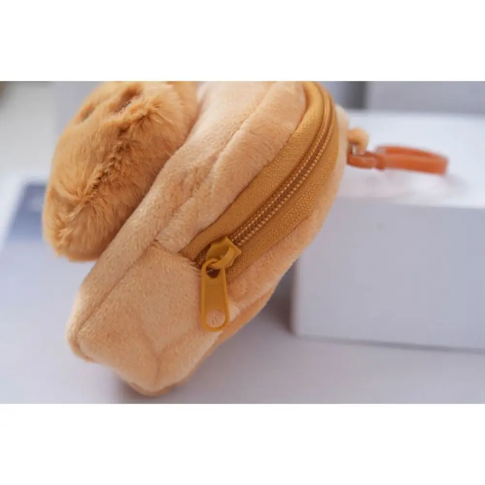 New Capybara Coin Purse Plush Cartoon Bags Pendant Mini Wallet Kids