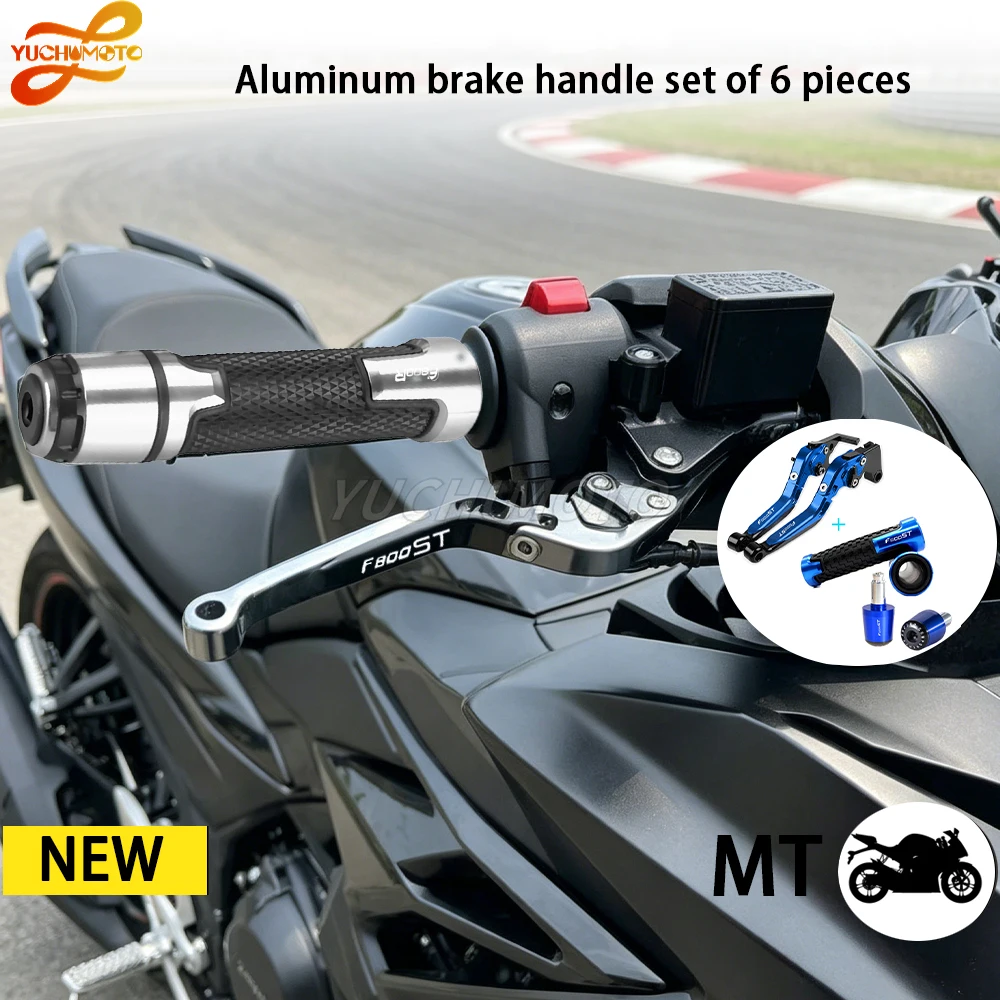 Fit for BMW F800ST  2006 - 2015 Motorcycle Brake Clutch Levers Handlebar Grip Folding Extendable  Brake Lever Set Handle Grips