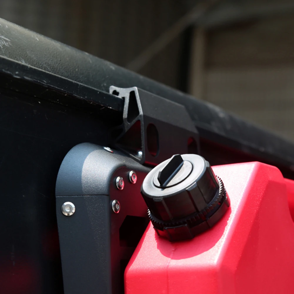 SXMA J9059 Side Window Oil Fuel Tank Portable Water Tank Canister Gas Cans 2pcs 7.5L Red for Jeep JL for Wrangler 2018+ 4DOOR