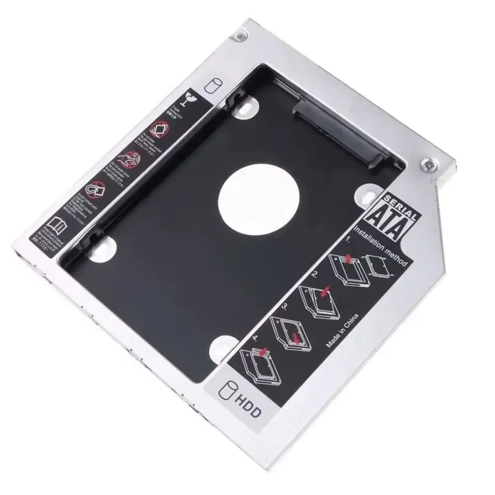 Suporte/Adaptador de Baía Óptica para 2º HD/SSD de 2.5 polegadas (12.7mm) para Lenovo IdeaPad Z470 Z475 Z480 Z560 Z565 N580 P580 G770 G780