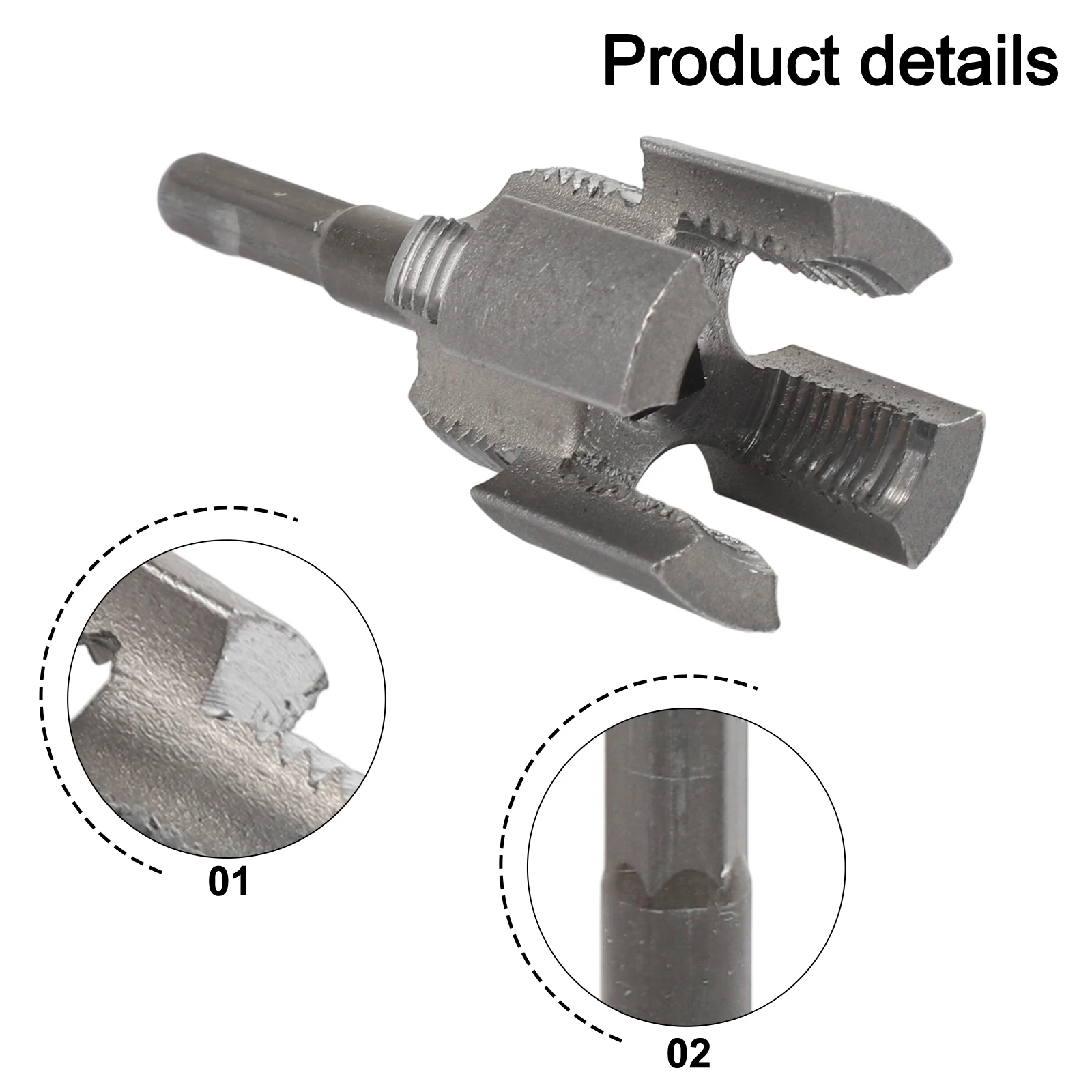

DIY Projects as Picture Drill Bit Set High Hardness Alloy Steel Drill Bit Drill Bit Portable Pipe Opener Lightweight And Compact