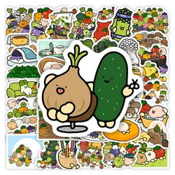 Funny Cartoon Vegetables Stickers Kawaii DIY Kids Toys Decorative Decals for Scrapbook Notebook Laptop Phone Luggage Waterproof