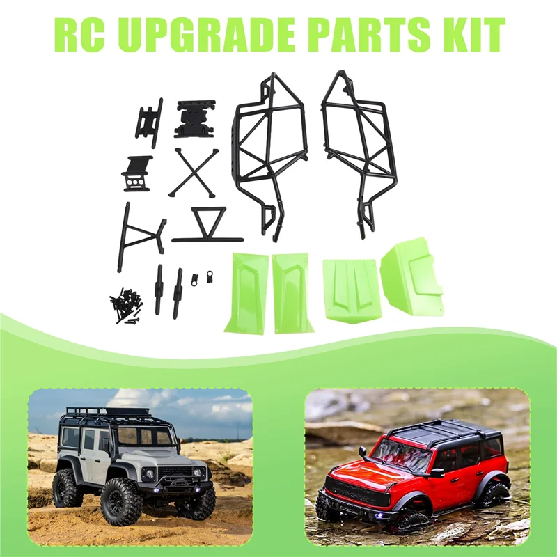 

AS96-Rock Tarantula Nylon Buggy-Body Shell Chassis Kit For 1/18 RC Crawler TRX4M Upgrade