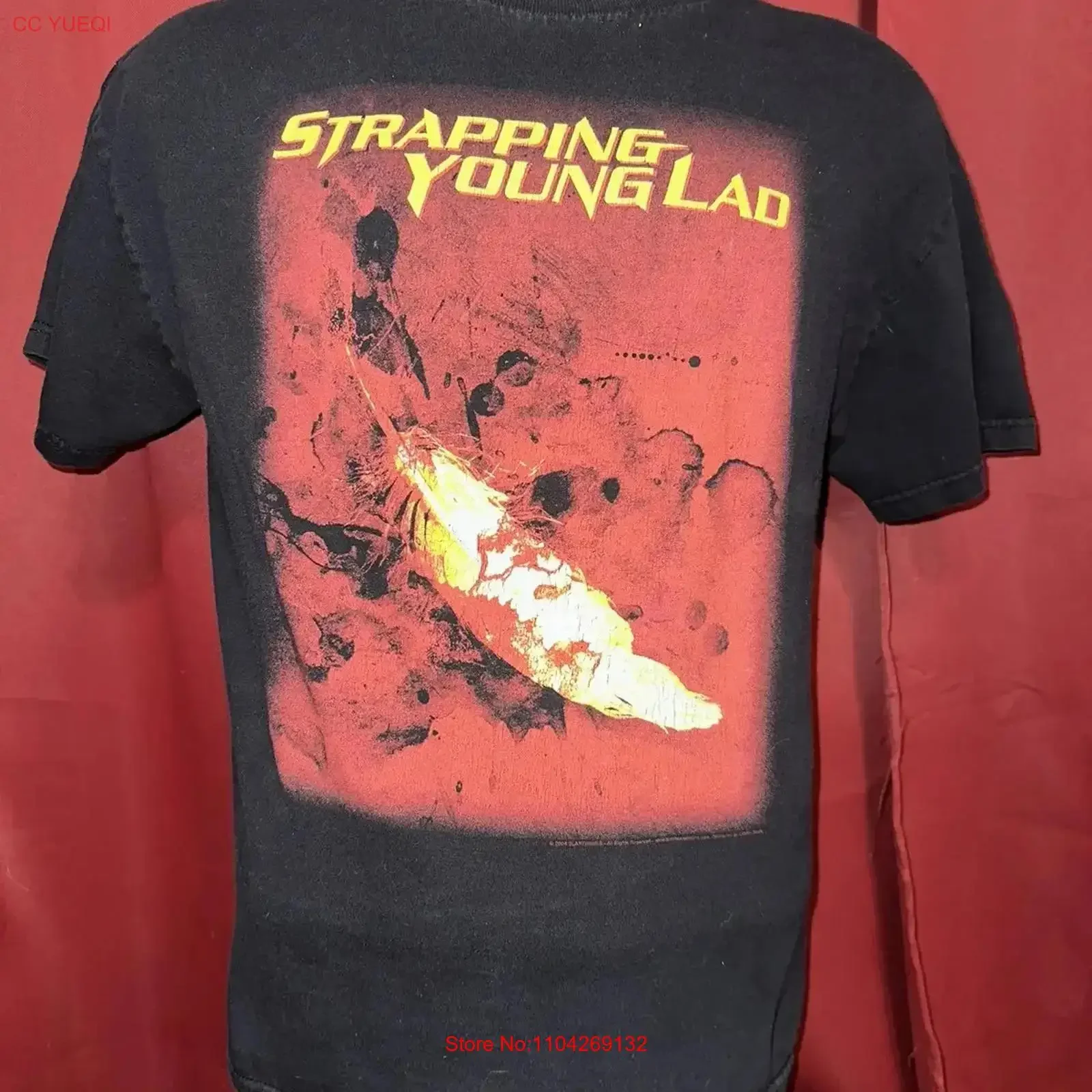 RARE Strapping Young Lad Black Cotton T Shirt FUll size S 5XL HS381 long or short sleeves vintage Washed Breathable graphic