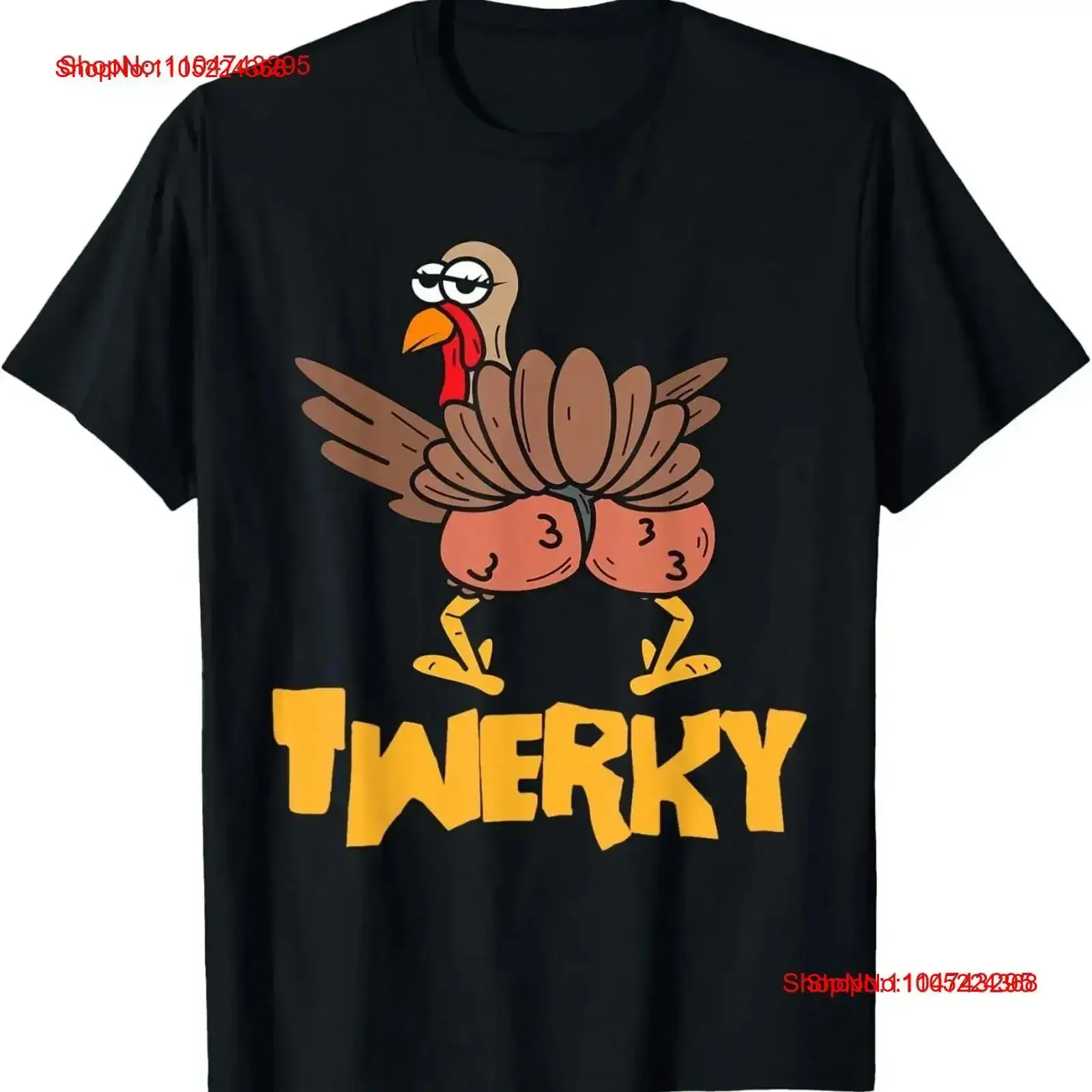 

Twerky Thanksgiving Funny Twerking Turkey Dance T Shirt vintage Washed Stretched Comfortable Soft designer clothes Versatile