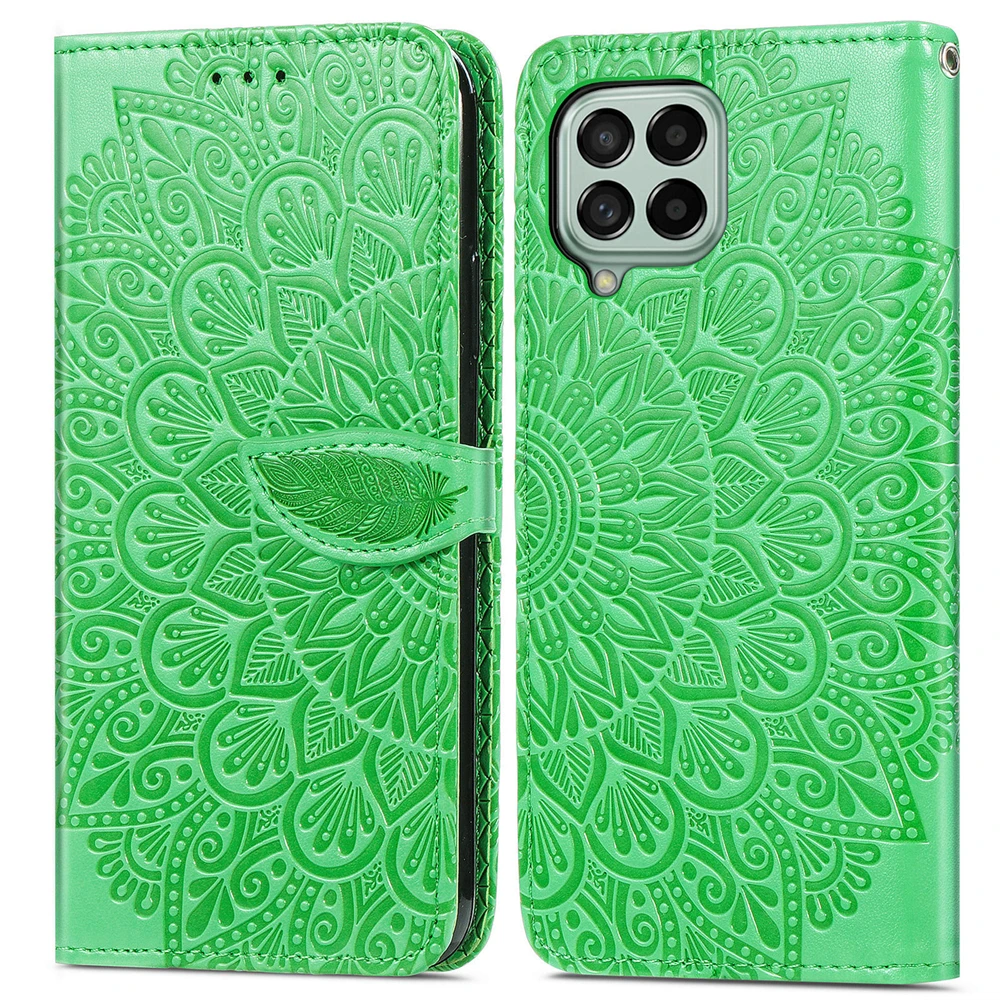 Cases For SHARP Aquos Wish 3 R8 SH-52D PRO SH-51D Phone Case Magnetic Embossed Exotic Sky Wallet Flip Cover