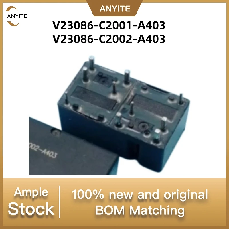 NEW 5Pcs/LoT    V23086-C2001-A403 V23086-C2002-A403  V23086 C2002 A403 V23086 C2001 A403 V23086C2001A403 10 PIN 12V