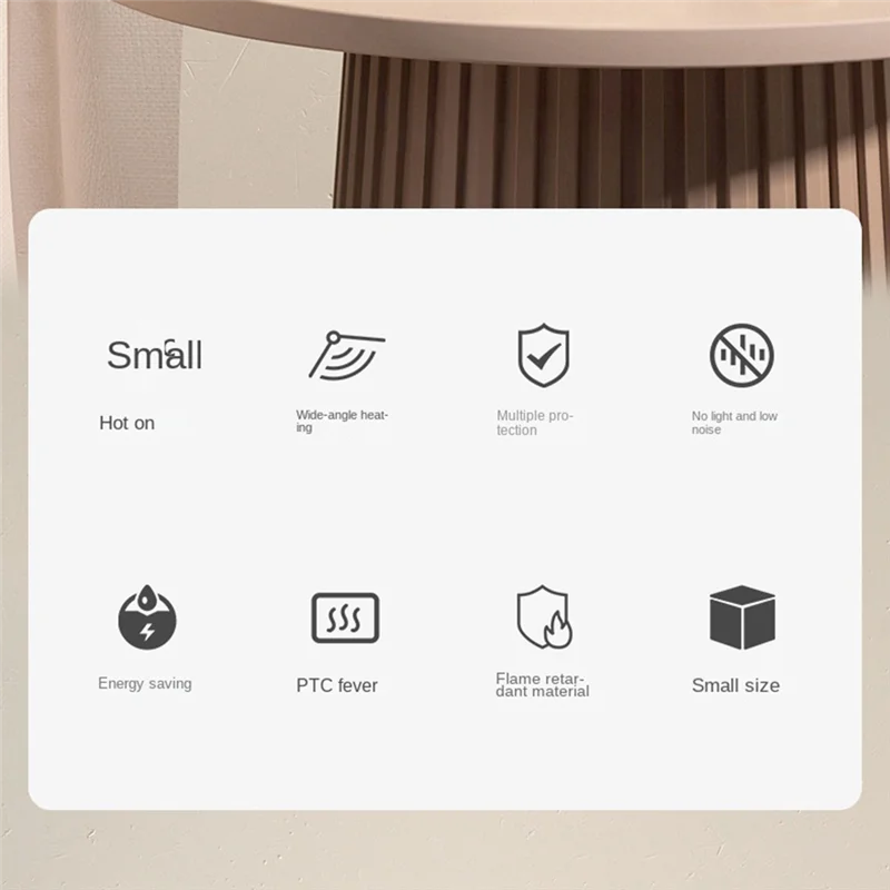 FGGS-Winter Heater, Fan Heater, Heating Model, Heating Desktop Household Smart Electric Heater US Plug