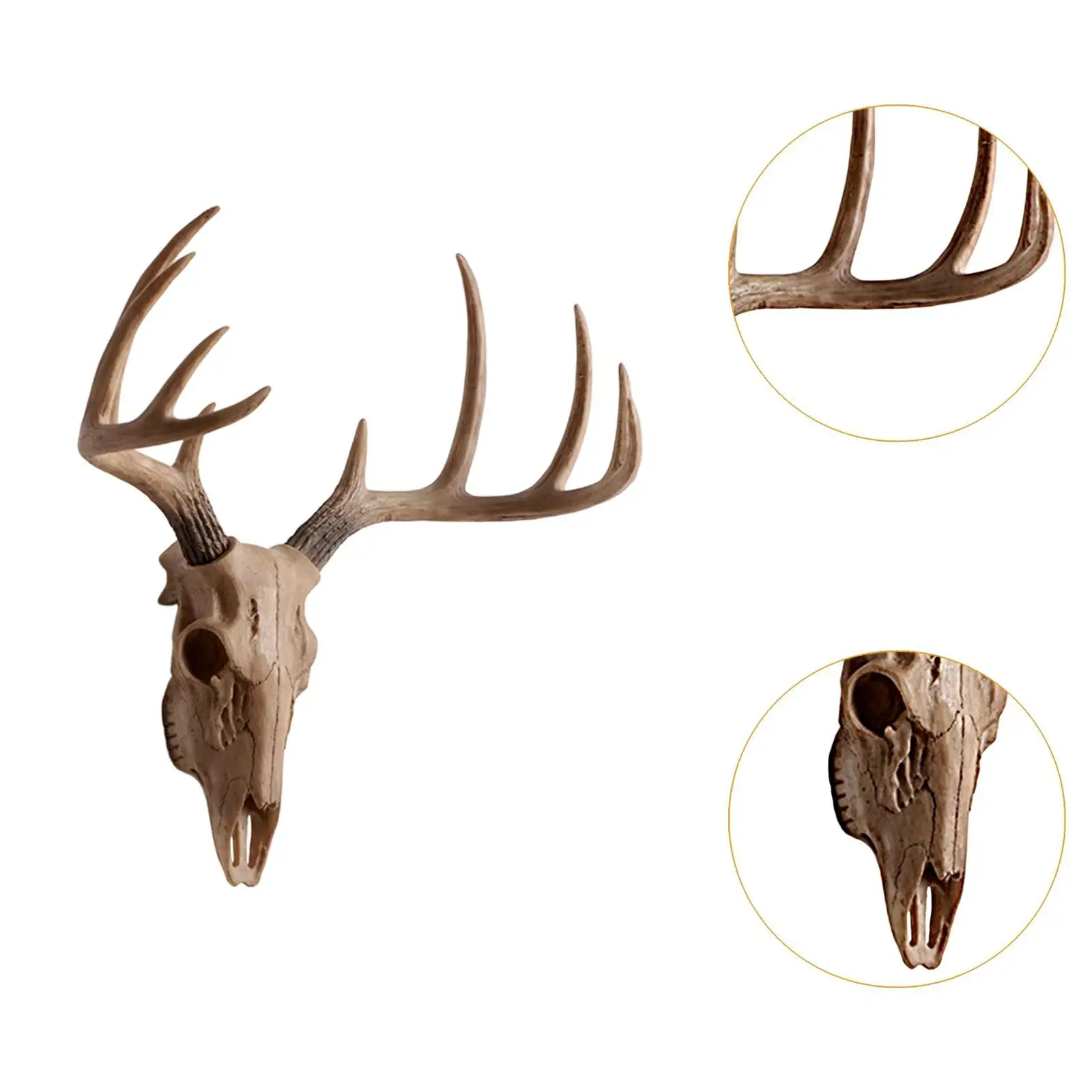 رؤوس حيوانات لتزيين الجدران. شكل حيوان ديكور. تمثال الأغنام. نحت حائط للشرفة، غرفة المعيشة، #5