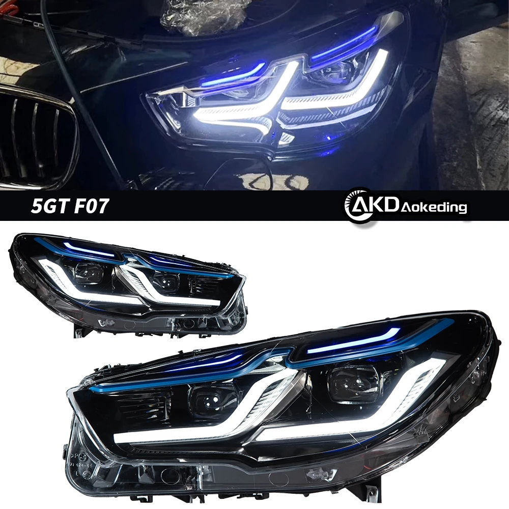 

Auto Parts for BMW F07 5 Series GT 5GT Headlights 2010-2017 F07 5GT LED Daytime Lights Dual Projector Car Accesorios Modified