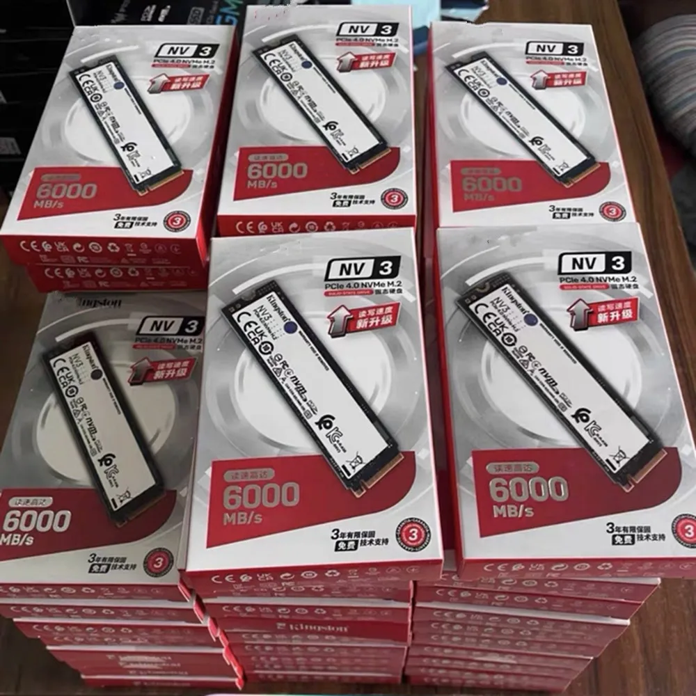 Original For Kingston NV3 500G 1TB 2TB 4TB M.2 2280 Solid State Drive NVME PCIE 4.0 SSD for Desktops Laptops Gaming PS5