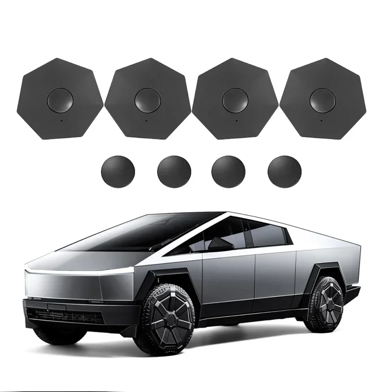 

Wheel Center Hub Caps Cover for Tesla Cybertruck,Full Coverage Wheel Caps for Tesla Cybertruck 2024/2023,Removable Accessories