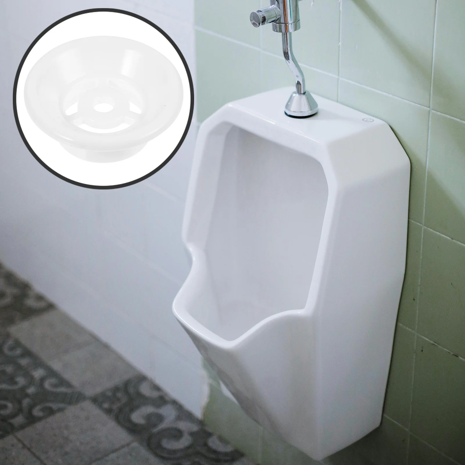 

Urinal Strainer Stopper Resin Bathroom Drain Cover for Odor Prevention and Splash Protection Universal Fit Convenient Easy Clean