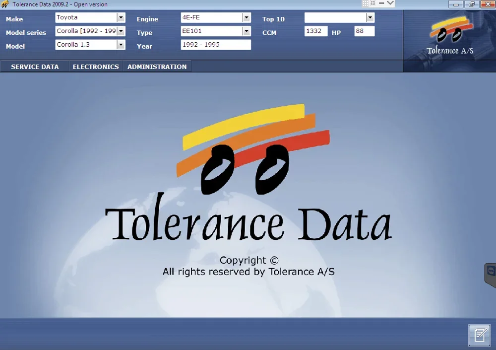 Tolerance Data 2009.2 Automatic Diagnostic Software Auto Repair Data with Free Keygen Unlimited Installation Auto Repair Program