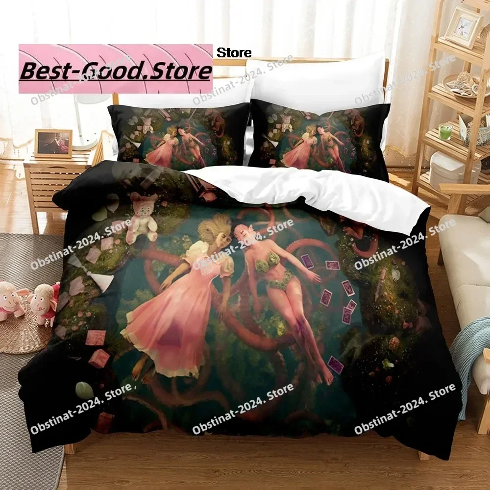 

Hot Melanie Martinez Merch Bedding Set Printed Bed Set With Pillowcase Bed Duvet Cover Soft Single Double Queen Super King Size