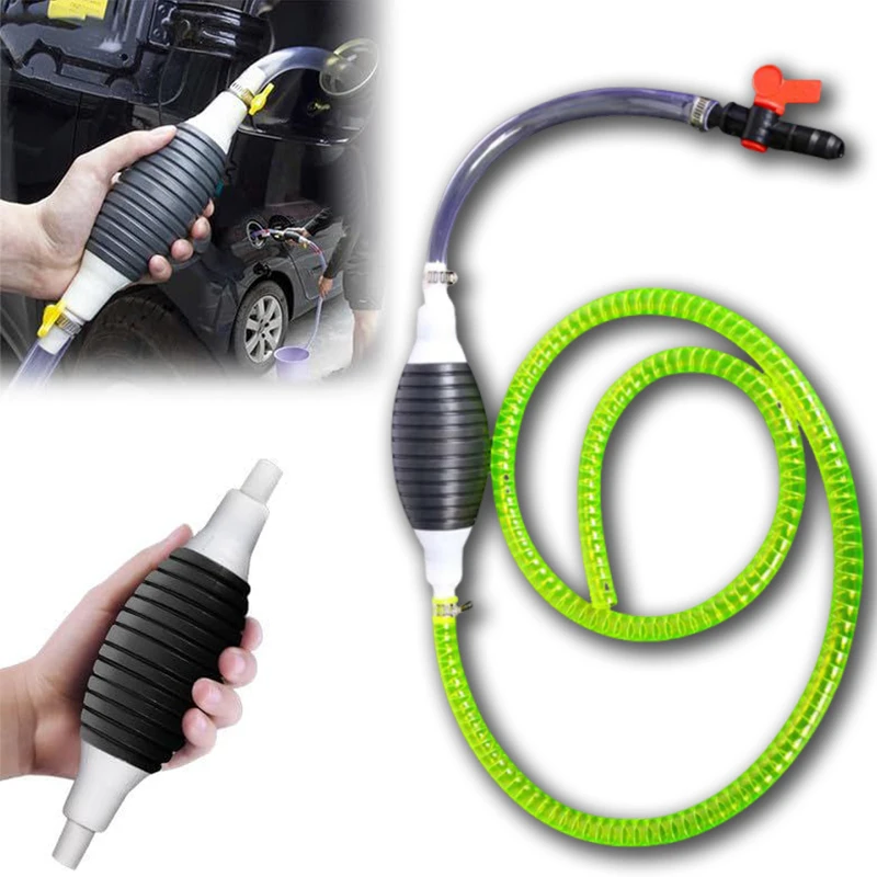 

Car Fuel Pump Kit Cut Pipe Manual Hand Suction Pipe Pumping Durable 1Pcs Universal for Liquid Petrol Tuning Fuel Diesel Pump
