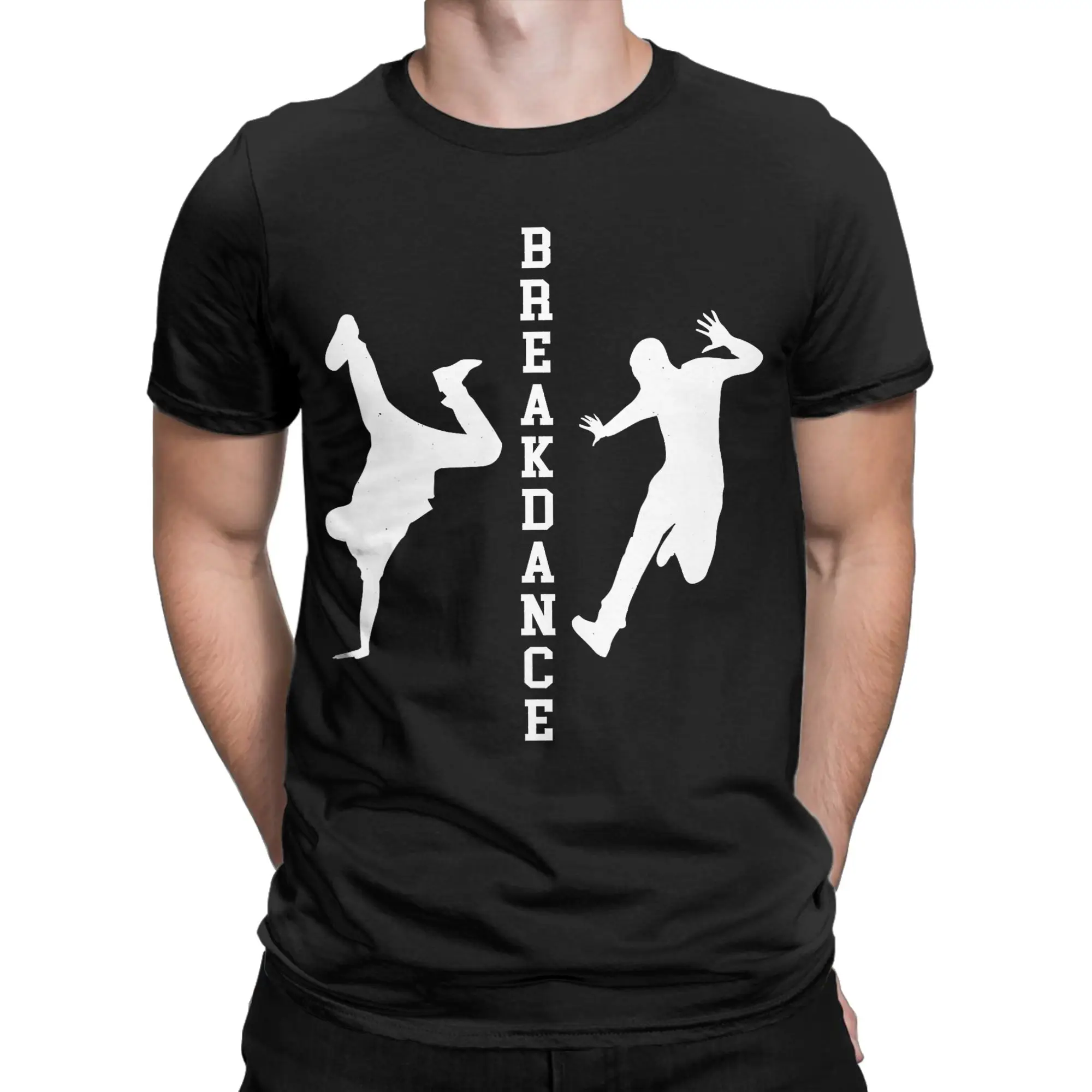 Men's T-Shirt I'd Rather Be Street Dancing Hip Hop Breakdance B Boy Cotton Tee Shirt Short Sleeve  T Shirt Tops Graphic Printed