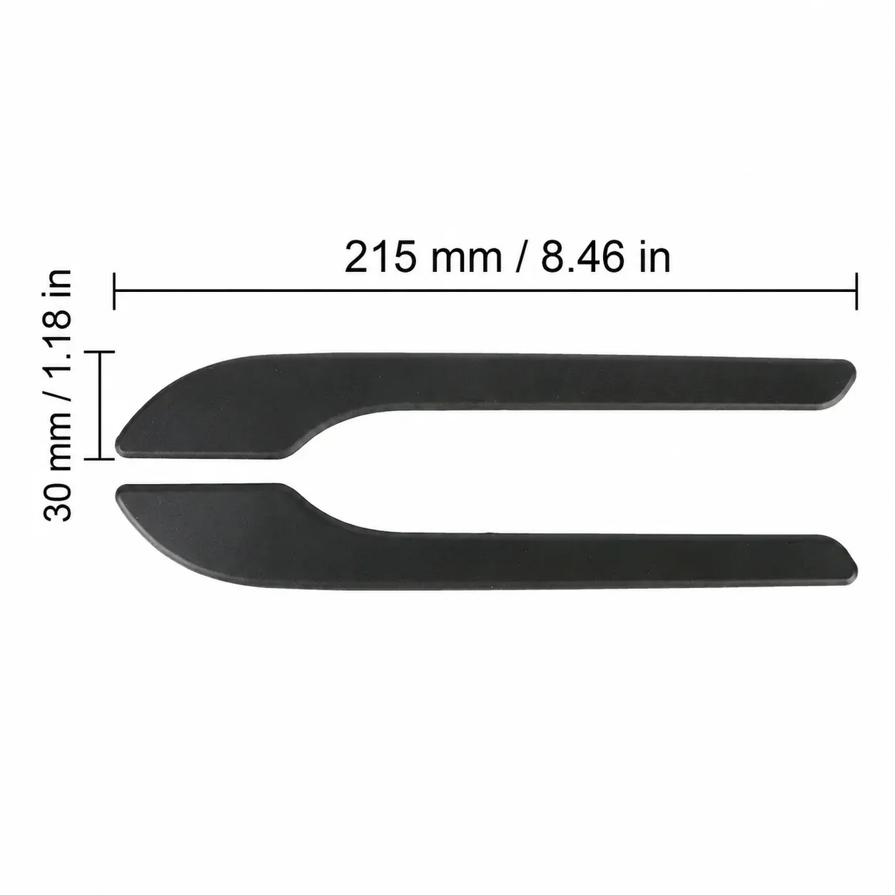 4 Stück schwarze Kohlefaser-Türgriffabdeckungen für Tesla Model 3 Model Y ABS-Aufkleberfolie kratzfestes Schutzzubehör – Detail 2