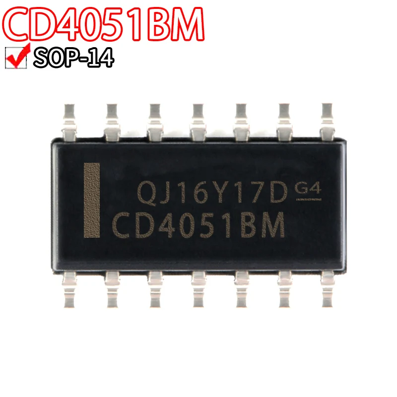 1pcs SMD HCF4051 CD4051BM HEF4051 SOP16 Plastic protective casing