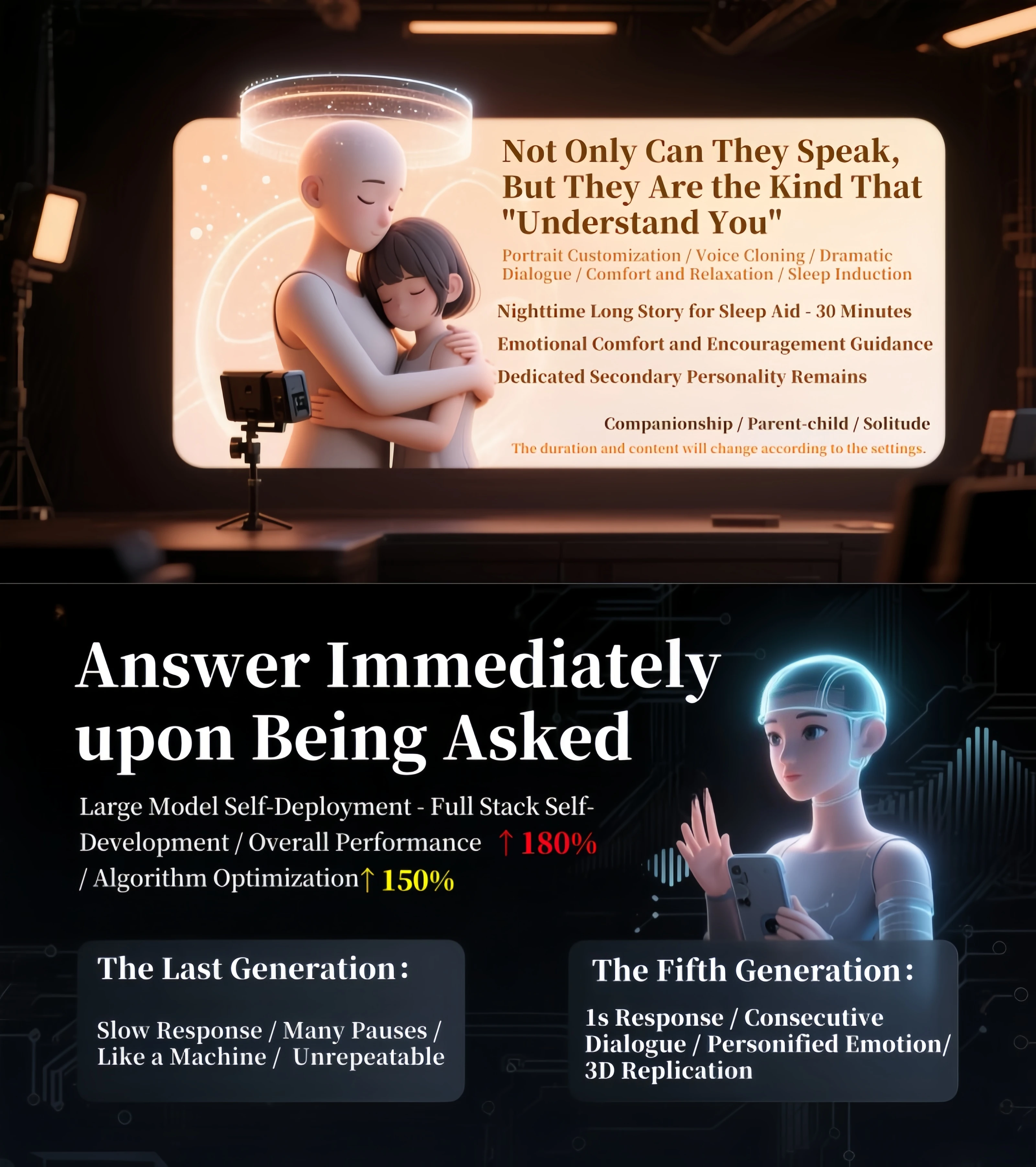 Robot AI Chat vocal AI GPT Chatbot, apprentissage des langues, traduction, Interaction émotionnelle, batterie longue durée de vie, jouet éducatif pour enfant