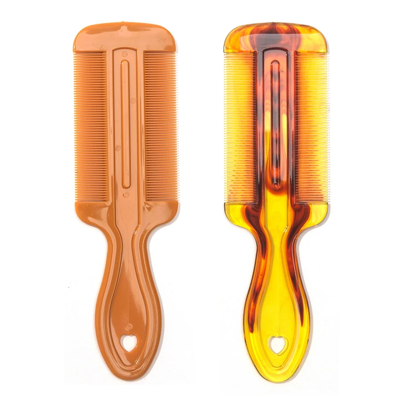 

1Pcs Fine Tooth Flea Removal Double Sided Head Lice Comb With Handle Hair Comb Dandruff Removal For Styling Tools