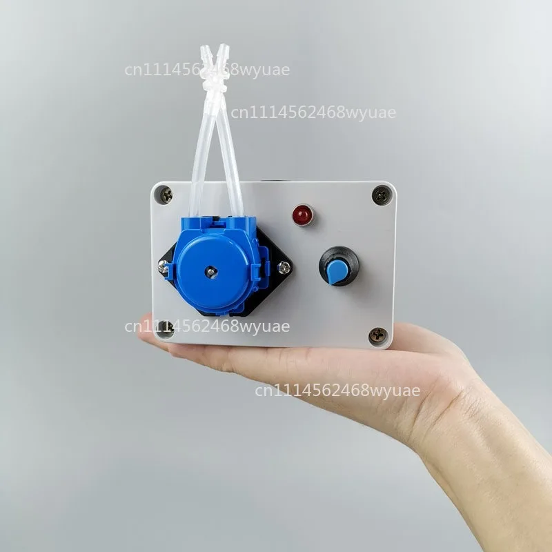 Miniature peristaltic pump self-priming pump circulation metering pump laboratory food grade 10-70ML/adjustable with foot switch
