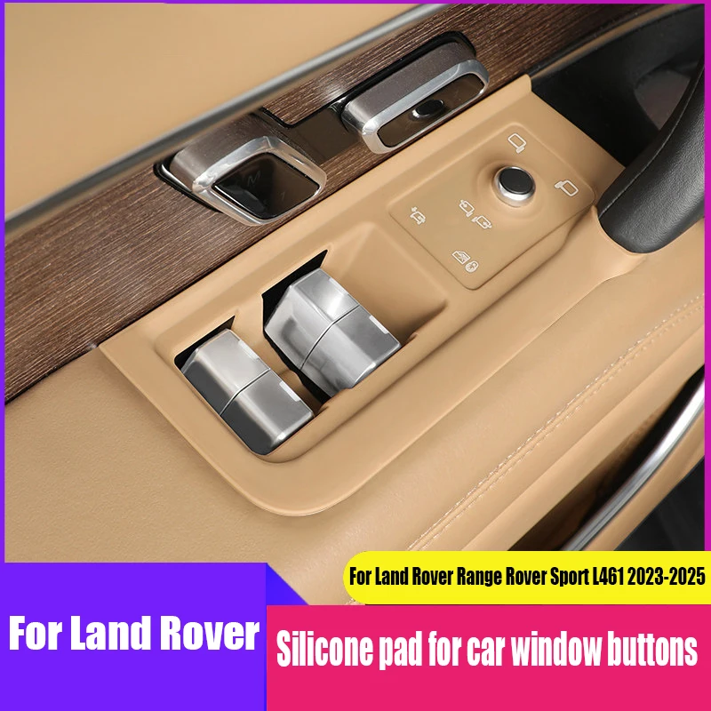 for Land Rover Range Rover Sport L461 2023 2024 2025 Silicone protective pad for car window buttons, interior supplies