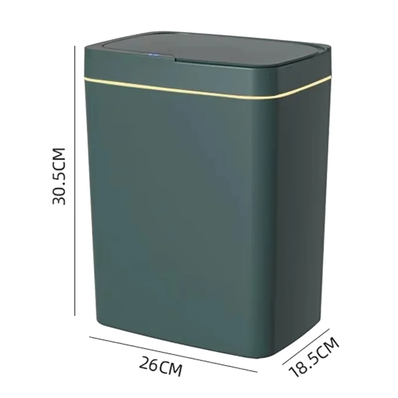 

VOFUN-бесконтактный узкий умный мусорный бак для умного дома, 15 л, автоматический электронный мусорный бак, умный мусорный бак для ванной комнаты