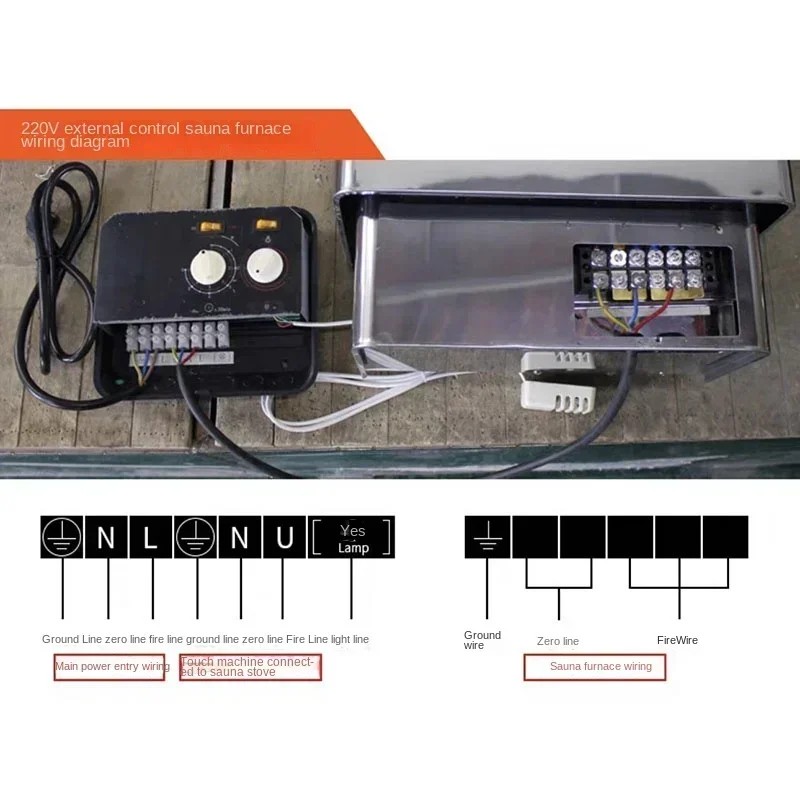 Household Sauna Stove 9Kw 8Kw 6Kw 4.5Kw 3Kw Household Sauna Dry Steam Sauna Sweat Stove Sweat Equipment
