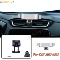 Gravity Car Phone Holder And Base For Hyundai Sonata 2015-2017 Fixed Air Navigation Bracket Horizontally Rotatable Accessories