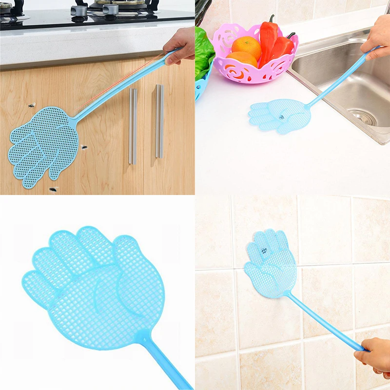 Household Fly Swatter Palm Shaped Flyswatter Plastic Fly Swatters Mosquito Pest Control Insect Pest Control Tools