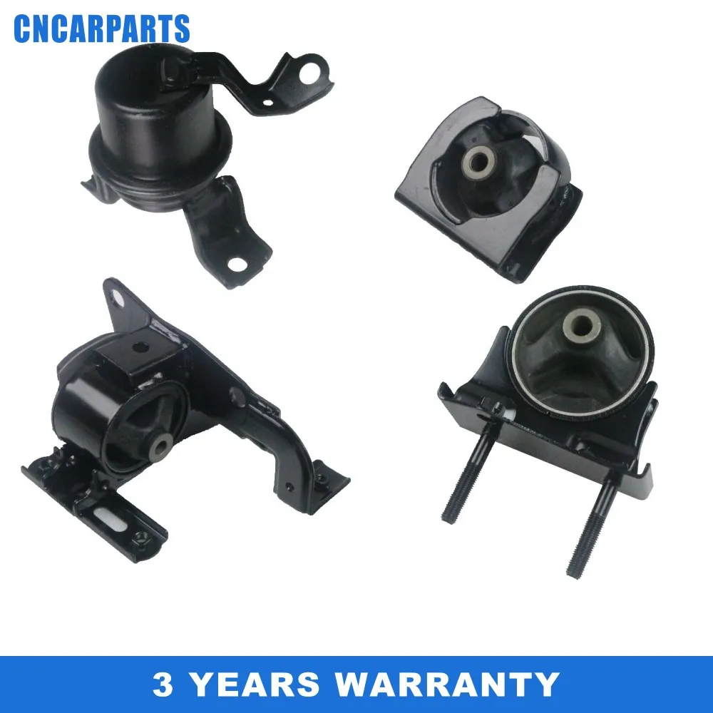 4pcs Engine Motor Trans Mount Set Fit for 01-2003 Toyota RAV4 2.0L for Auto