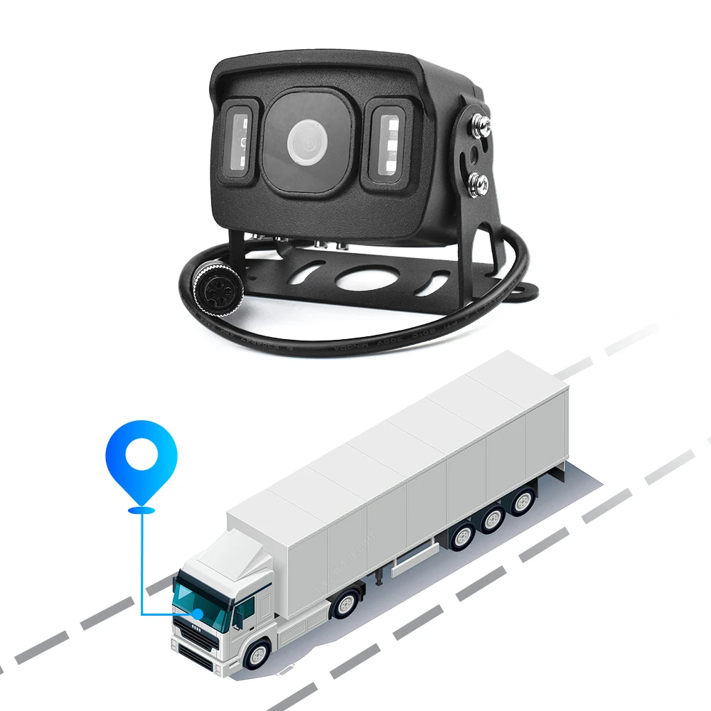 CMSV6 4G GPS Tracker Camera for Trucks, Real Time Recording with Reverse  Parking Assist,Fleet Management, IP68 Waterproof 1080P