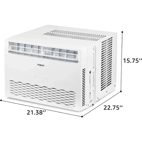 TOSOT-aire acondicionado de ventana 10.000 BTU, Energy Star, diseño moderno, con sensor remoto de temperatura, para dormitorio