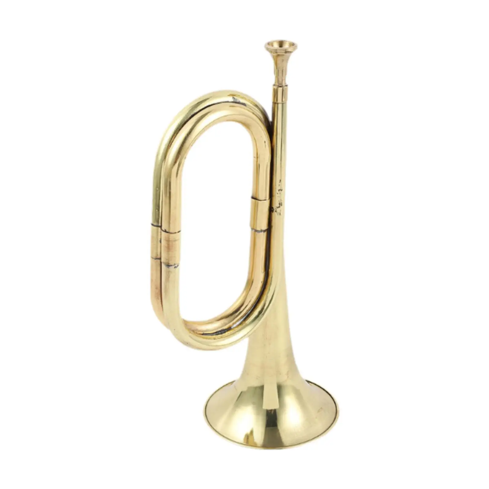 Brass Premium Brass Bugle Blowing Instrument Large Diameter Marching Trumpet Scouts And Musicians Gift For Friends