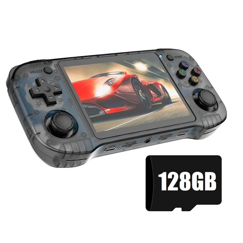 

N75R-R46H 128G Handheld Retro Video Game Console 4.2 Inch Screen 20000+ Game Collection Portable Game Player Supports 10+ Emulat