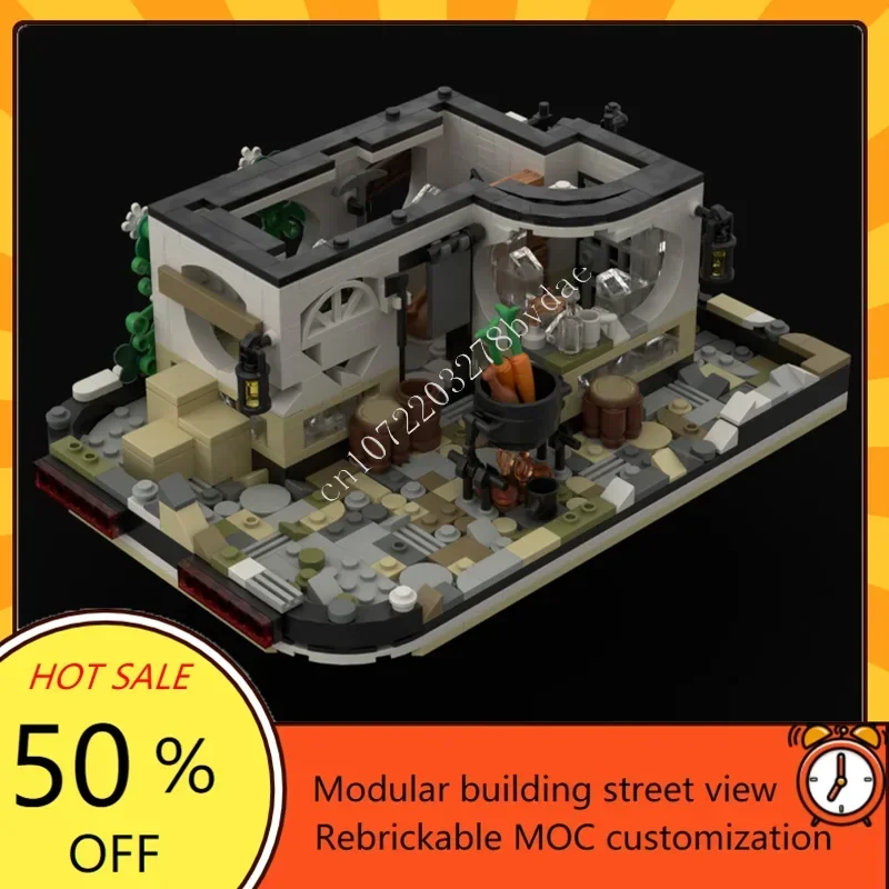 2758PCS Z Modular MOC Music-Store Creative Street View Custom Puzzle Architecture DIY Educational Assembly Model Toy Gift