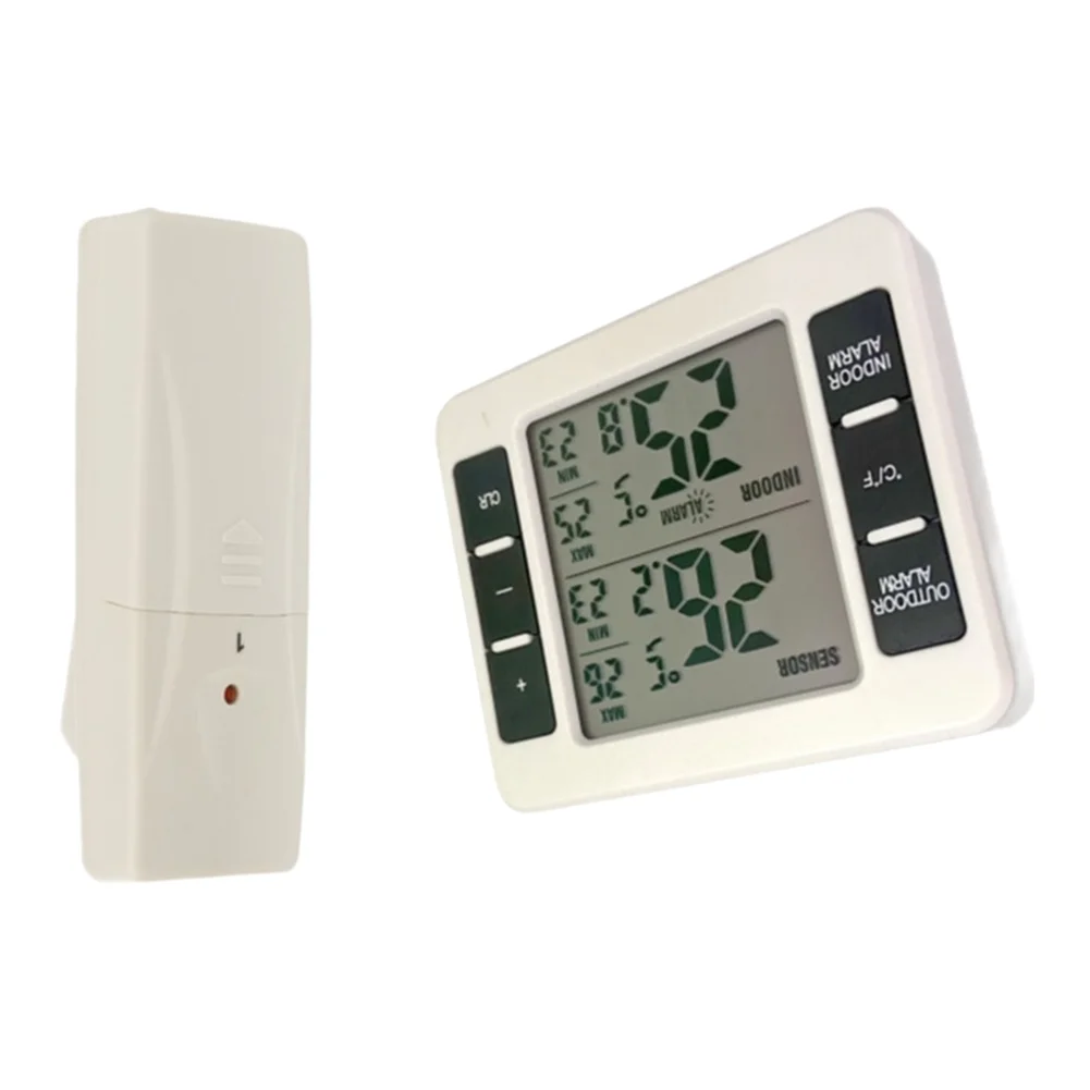 1pc Home Wireless Thermometer Indoor And Outdoor Refrigerator Cold Storage Refrigerated Truck Alarm Electronic Thermometer