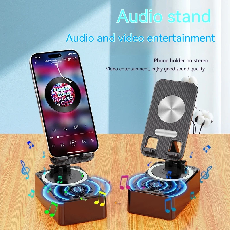 

Universal Mobile Phone Desk Holder Support Built in Speaker Function For Samsung Xiaomi Oppo Iphone Tablet Cellphone Holder