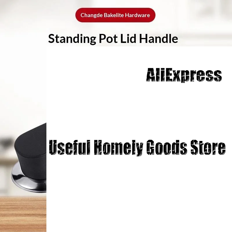 Standable Pot Lid Handle Heat Resistant,Stainless Steel Base For Home Kitchen Daily Cooking Use