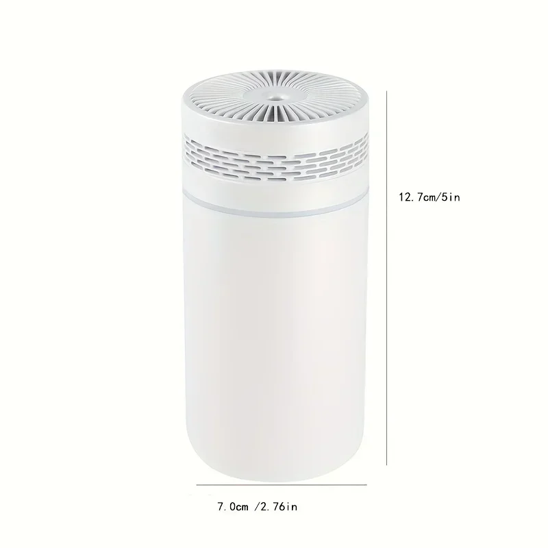 Portable LED light 250ml Spray Mist humidifier Double Wet Mini air humidifier