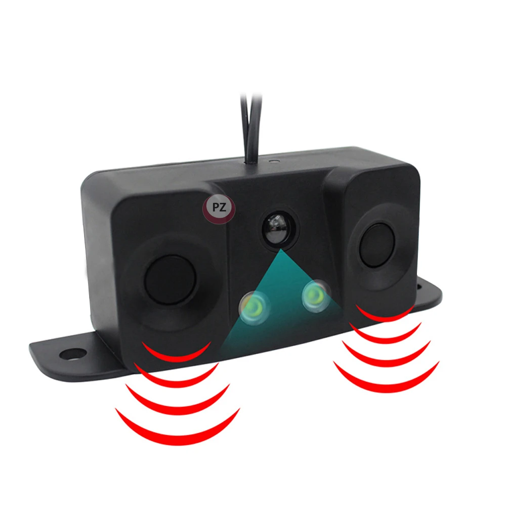 2 CH รถ Reversing Aid System 7 นิ้วหน้าจอ IPS ชุดรถบรรทุก Park Security Night Vision RV Security กล้องระบบ