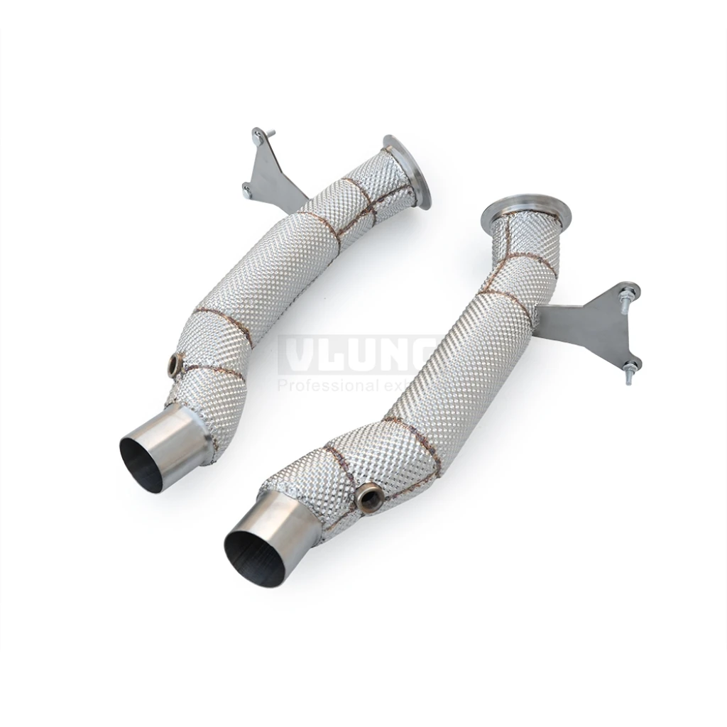 

Выхлопная труба из нержавеющей стали для Ferrari 458 V8 4.5 2009-2015, высокопроизводительная выхлопная труба.