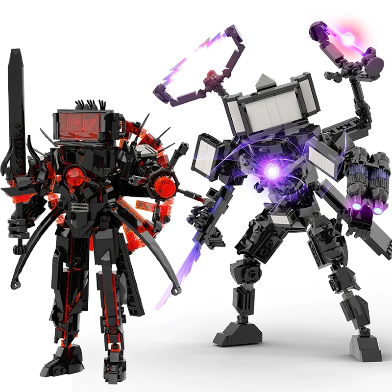 Skibidi Toilet Titan Speakeman, TV Man, caméraman blocs de Construction ensemble-445 pièces jouets de Construction de personnages à collectionner pour enfants