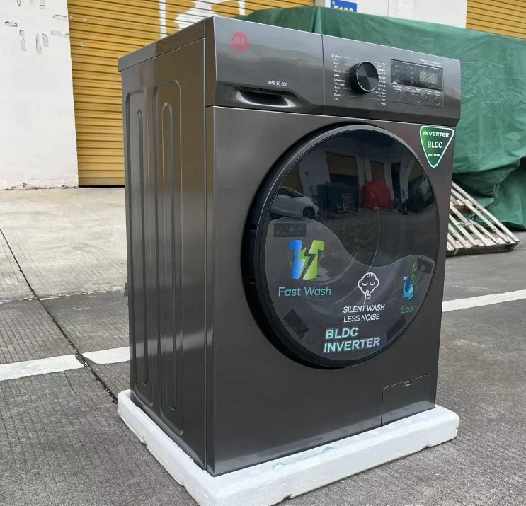 YYHC-9kg Fully Automatic Smart Washing Machine Function Single Tube Front-loaded Portable Large 10kg Wash Cloth Washing Machine