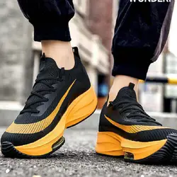 Men‘s Outdoor Sports Running Shoes Breathable Lightweight Lace-UP Sneakers for Men Comfortable Athletic Training Footwear Boots