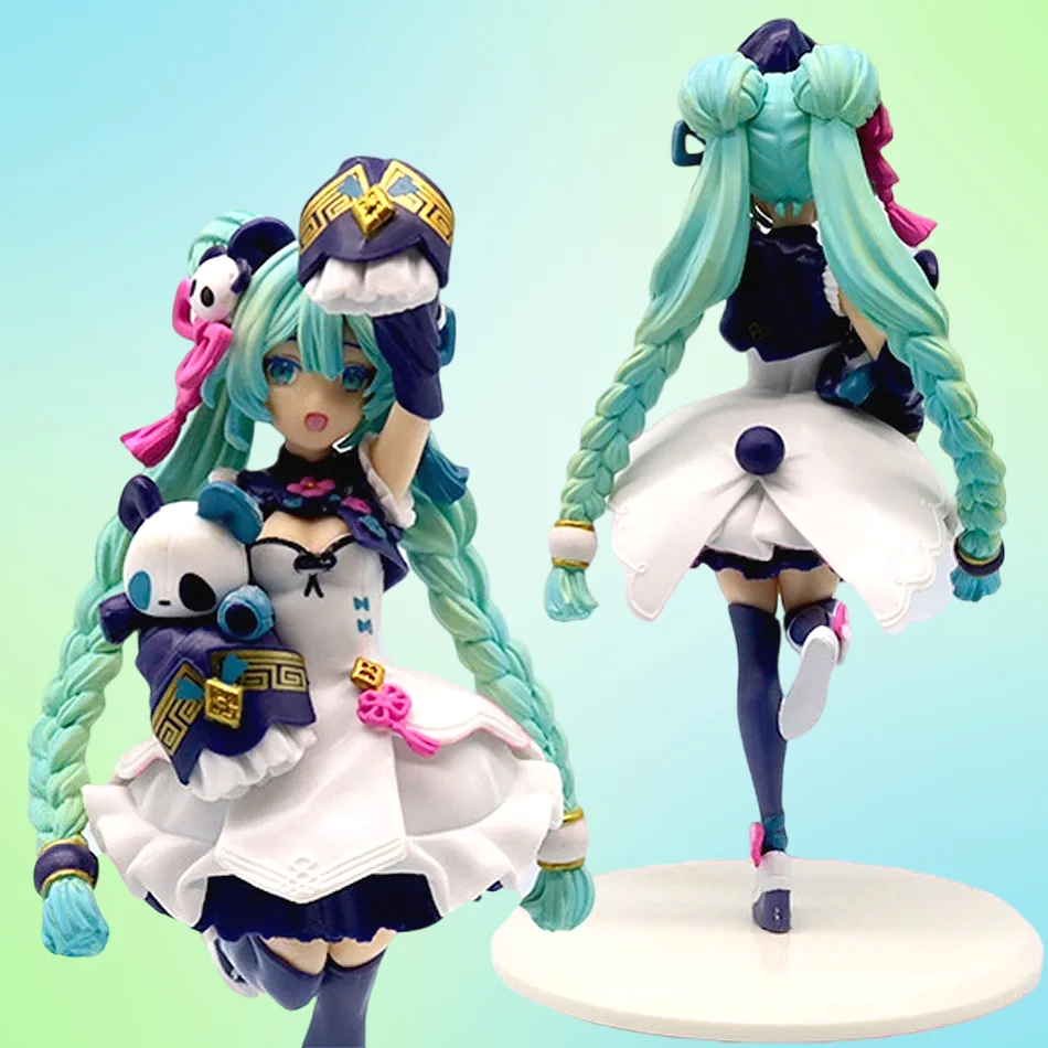 

Hatsune Miku X Cinnamoroll Рисунок Аниме Коллекционные модели Декоративные украшения Детский подарок на день рождения, Рождество, каваи