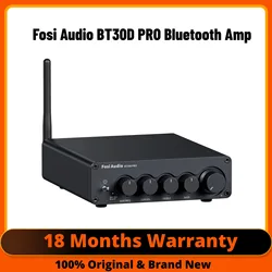 Fosi Audio Bluetooth Sound Power Amplifier 2.1 Channel Amp Audio Reciver for Speaker Subwoofer 165Wx2 +350W BT30D PRO