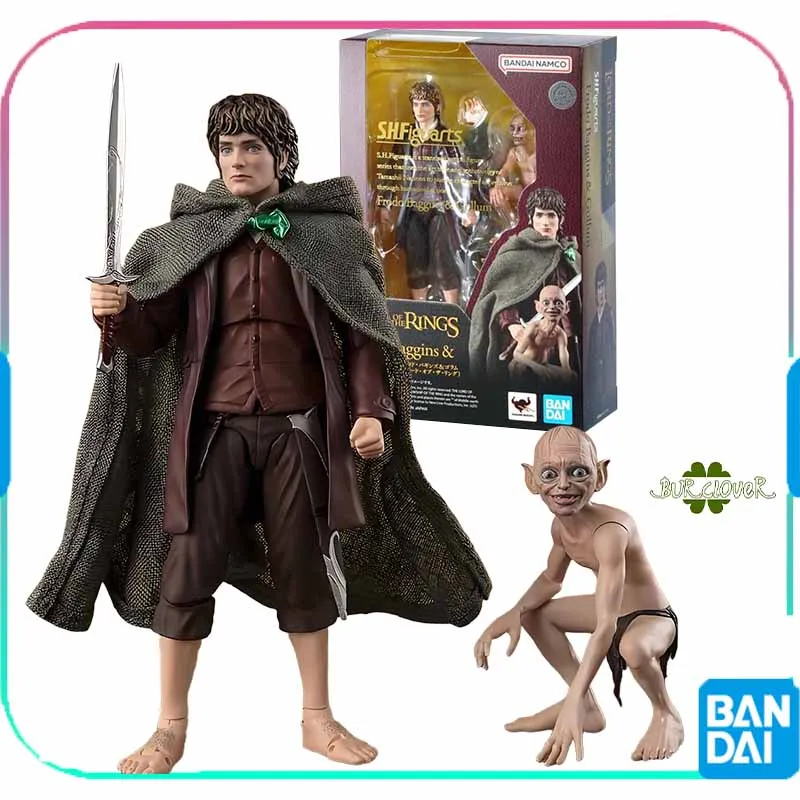

Bandai Original SHF Anime Figure The Lord of the Rings FRODO BAGGINS GOLLUM Action Figure Toys For Boys /Girls /Kids /Christmas